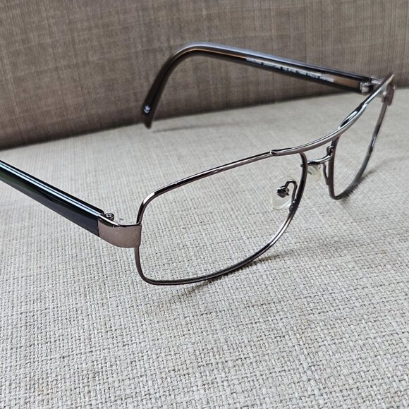 Kirkland Signature Twin Fall Eyeglasses Frame Men Eye Wear Gunmetal KS 145 - Picture 1 of 11